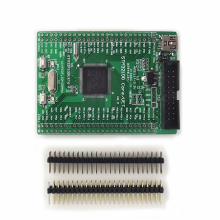 디바이스마트,MCU보드/전자키트 > 프로세서/개발보드 > ARM > Cortex-M3,한진데이타,Cortex-M3(100핀) CPU코어모듈 (CORE-STM32-100P),STM32F103VBT6 - 100핀 / MINI-USB, BT0,1 스위치 / 20핀 표준 JTAG, 2.54 I/O헤더