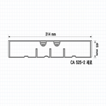 디바이스마트,공구함/작업대/엔클로저 > 공구함/부품함 > 부품케이스(중앙브레인) > 칸막이,중앙브레인,CA525-2용 칸막이 가로 : 438*45 [K01129766],CA525-2용 칸막이 / 사이즈 - 가로 438*45 / 사이즈 - 세로 : 314*45 상품코드 : 15781020