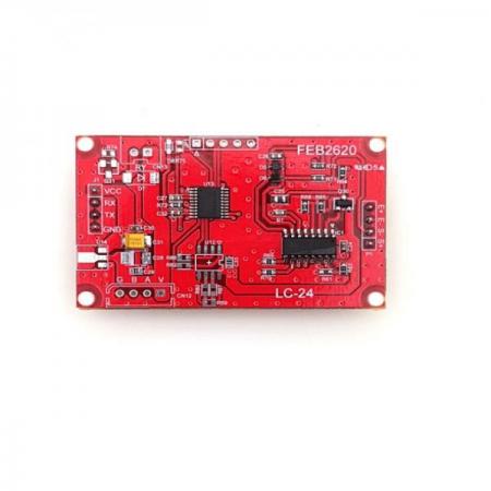 디바이스마트,MCU보드/전자키트 > 센서모듈 > 기압/무게/로드셀/Flex > 로드셀/무게/압력센서,한진데이타,고정밀 로드셀 전자저울 모듈 (시리얼 UART TTL출력) (P0444-1),본 제품은 로드셀 센서와 직접 연결하여 24비트 A/D 변환을 거쳐 무게로 환산된 데이터를 시리얼 UART(TTL) 로 데이터를 출력합니다. 통신 기본 파라메터는 9600bps, 8, N, 1을 지원합니다