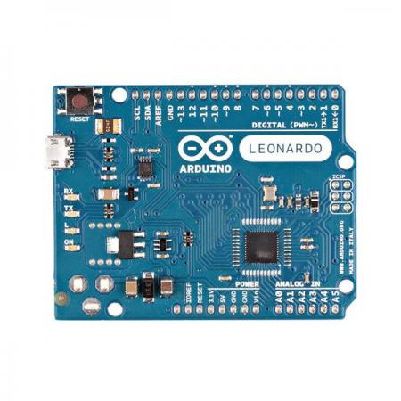 디바이스마트,오픈소스/코딩교육 > 아두이노 > 아두이노 정품 보드/쉴드/키트,아두이노,Arduino Leonardo without Headers,A000052 / ATmega32u4 기반 / 20개의 디지털 I/O(7개는 PWM 출력 가능), 12개는 아날로그 입력으로 사용할 수 있습니다) / micro-USB, 파워잭, ICSP헤더, 리셋버튼 / 작동 전압 : 5V