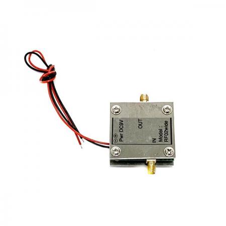 디바이스마트,MCU보드/전자키트 > 통신/네트워크 > RF/LoRa,(주)케이 벨,RF-02-WIDE,10 MHZ~2700MHZ 대역의  RF 신호  증폭용  저 잡음 HIGH GAIN(35db) 증폭기 모듈
