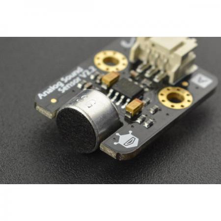 디바이스마트,MCU보드/전자키트 > 센서모듈 > 소리/음성,DFROBOT,아두이노 아날로그 사운드센서 [DFR0034],MIC 사운드 센서가 음성 감지를위한 마이크를 기반으로 센서이며, 앰프의 100 배와 함께, 주변 환경의 소리의 강도를 감지하는 데 사용할 수 있습니다. / Gravity: Analog Sound Sensor For Arduino