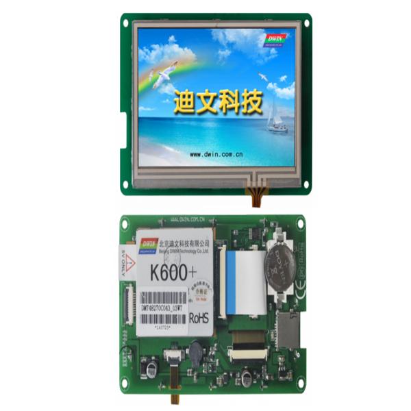 DMT48270C043_03WT ( 4.3인치 DGUS 간편 프로그램, UART LCD 일체형 모듈 )