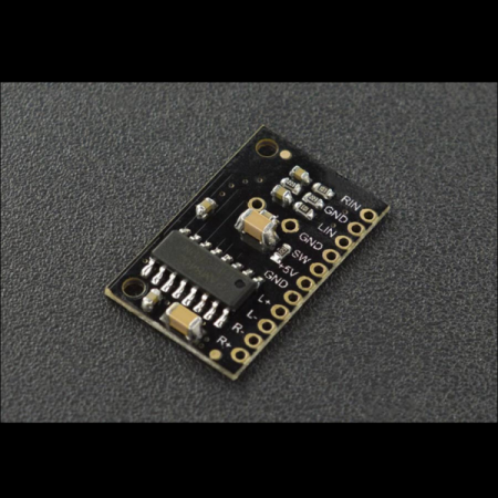 디바이스마트,MCU보드/전자키트 > 음악/앰프/녹음 > 앰프/증폭,DFROBOT,3W 미니 오디오 스테레오 앰프 [DFR0119],스테레오 서라운드 사운드 구현 가능 / 입력 전원 3.6-5V / 파워 3W / 핀 간격 2.54mm / 24.5x15.5x3mm