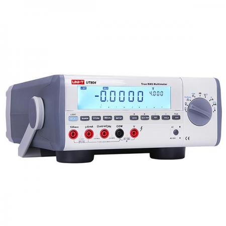 디바이스마트,계측기/측정공구 > 전기/전자 계측기 > 탁상형멀티미터,UNI-T,디지털 멀티미터 UT804,디지털 멀티미터 240×105×310mm/  40000카운트 DC전압, AC전압, DC전류, AC전류, 저항값, 캐패시턴스, 주파수, 온도( -40℃ ~ +1000℃)측정