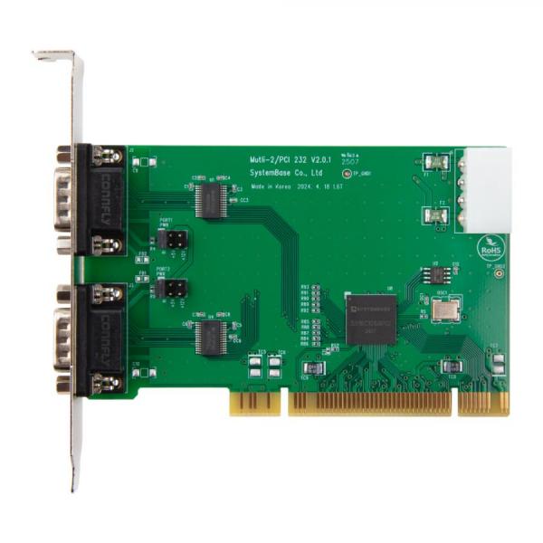 디바이스마트,컴퓨터/모바일/가전 > 네트워크/케이블/컨버터/IOT > 컨트롤러/확장카드 > 시리얼 확장카드,시스템베이스,Multi-2/PCI RS232,SB16C1052PCI를 장착한 시리얼 통신 카드입니다. PCI 버스 전용 UART로 세계 최대 크기의 256-바이트 사이즈를 가진 송수신 FIFO를 가졌으며, 통신 속도 921.6Kbps에서도 오버런을 발생시키지 않는 성능을 보유하고 있습니다.