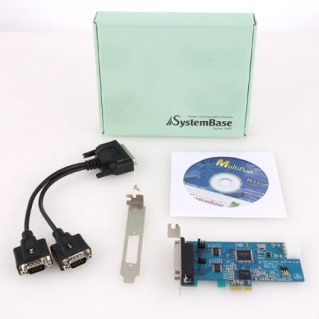 디바이스마트,컴퓨터/모바일/가전 > 네트워크/케이블/컨버터/IOT > 컨트롤러/확장카드 > 시리얼 확장카드,시스템베이스,Multi-2C/LPCIe RS232 (케이블 포함),SB16C1052PCI를 장착한 시리얼 통신 카드입니다. PCI 버스 전용 UART로 세계 최대 크기의 256-바이트 사이즈를 가진 송수신 FIFO를 가졌으며, 통신 속도 921.6Kbps에서도 오버런을 발생시키지 않는 성능을 보유하고 있습니다.