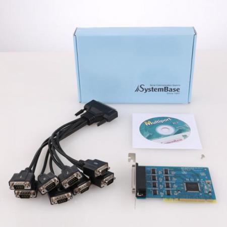 디바이스마트,컴퓨터/모바일/가전 > 네트워크/케이블/컨버터/IOT > 컨트롤러/확장카드 > 시리얼 확장카드,시스템베이스,Multi-8C/PCI RS232 (케이블 포함),SB16C1052PCI를 장착한 시리얼 통신 카드입니다. PCI 버스 전용 UART로 세계 최대 크기의 256-바이트 사이즈를 가진 송수신 FIFO를 가졌으며, 통신 속도 921.6Kbps에서도 오버런을 발생시키지 않는 성능을 보유하고 있습니다.