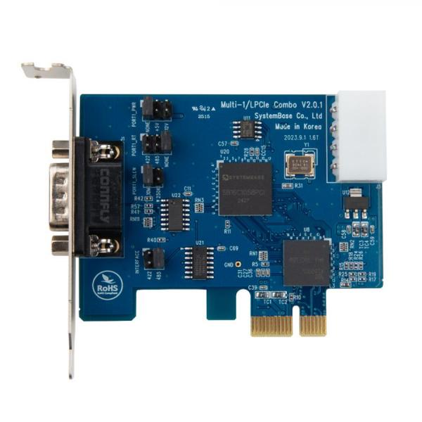 디바이스마트,컴퓨터/모바일/가전 > 네트워크/케이블/컨버터/IOT > 컨트롤러/확장카드 > 시리얼 확장카드,시스템베이스,Multi-1/LPCIe COMBO,SB16C1052PCI를 장착한 시리얼 통신 카드입니다. PCI 버스 전용 UART로 세계 최대 크기의 256-바이트 사이즈를 가진 송수신 FIFO를 가졌으며, 통신 속도 921.6Kbps에서도 오버런을 발생시키지 않는 성능을 보유하고 있습니다.