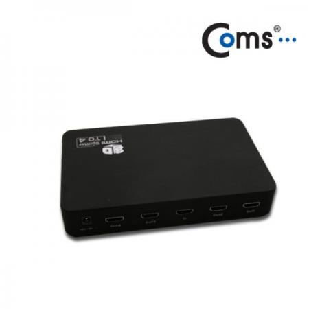 디바이스마트,컴퓨터/모바일/가전 > 네트워크/케이블/컨버터/IOT > KVM스위치/분배기/선택기 > 모니터 선택/분배/확장기,Coms,Coms HDMI 분배기 4:1 동시출력 VE296 [D2326],영상이 동시에 출력/ HDMI 1.3 규격 지원/4:1/1080p지원/HDMI 1.3a/HDCP지원