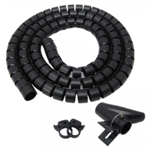 NETmate 매직 케이블 1.5M 블랙|(15mm)【 NMWB-A15BK 】|