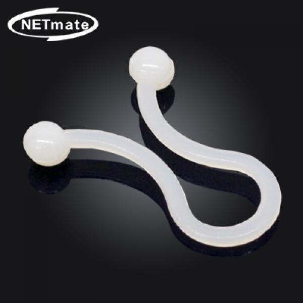 NETmate 케이블 정리용 트위스트 케이블 타이(화이트/100EA) 8.3mm [NMT-TL8]||