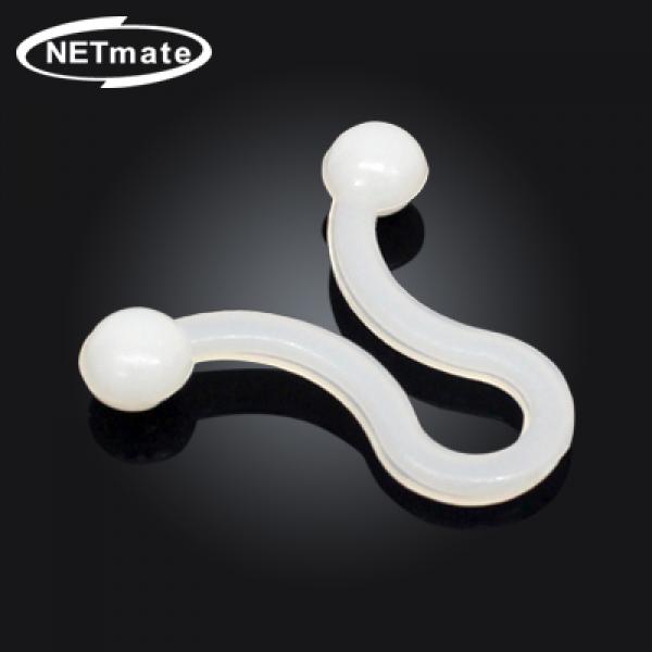 NETmate 케이블 정리용 트위스트 케이블 타이 (화이트/100EA) 5mm [NMT-TL5]||