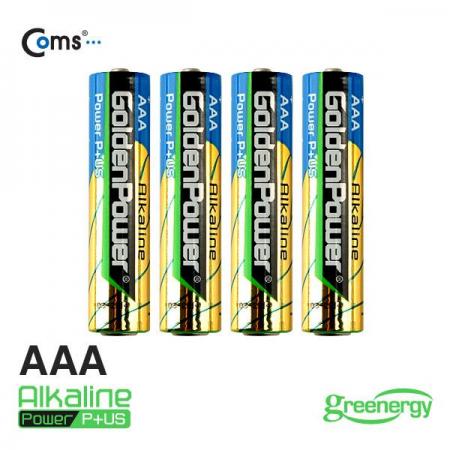 디바이스마트,전원/파워/배터리 > 배터리/배터리홀더 > 일회용건전지 > AAA형 건전지,골든파워,알카라인 건전지, AAA 사이즈,1.5V [GP502],제조사 : 골든파워 / AAA형 / LR03 / 전압 : 1.5V / 알카라인 Alkaline / 수량 : 4개 / 포장 : 카드형 포장