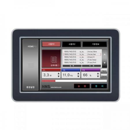 디바이스마트,MCU보드/전자키트 > 인공지능/임베디드/산업용 > 임베디드컴퓨터,HNS,IEC667-102B2,10.2인치(Bezel Type) / 800*480 / 32Bit RISC ARM1179JZF - 667MHz / 일체형 산업용 임베디드 컴퓨터 / HMI(사용자 인터페이스)구현 제품