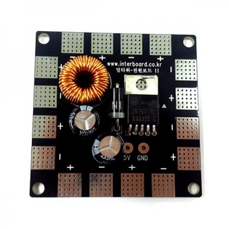 디바이스마트,기계/제어/로봇/모터 > 교육/취미로봇 > 드론/항공기 > 브랜드(인터보드) 드론,인터보드,interboard-POWER2-12V,멀티콥터 용 전원 배분 보드