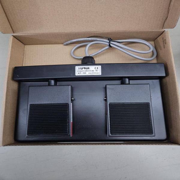 디바이스마트,스위치/부저/전기부품 > 스위치 > 발판 스위치,XURUI,발판스위치 XF-1D,스틸 풋스위치,공작기계,용접기계,의료기기에 적합,10A/250V