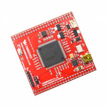디바이스마트,MCU보드/전자키트 > 프로세서/개발보드 > FPGA,LK EMBEDDED,자일링스 FPGA Spartan6 개발모듈 LD4,XC6SLX9 FPGA 내장, 2개의 핀헤더 커넥터, 3가지 동작전압 제공