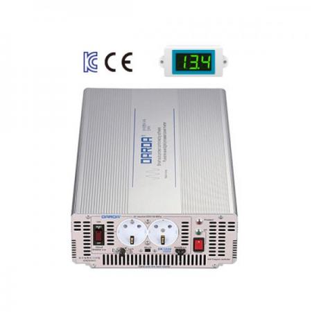 디바이스마트,전원/파워/배터리 > 인버터 > 순수정현파(입력12V) 인버터,DARDA,12V 순수정현파 디지털 인버터 DK1230A (DC12V-3KW),P&K / 입력전압 12V, 출력전압 220V, 정격출력 3000W급 차량용 인버터, 정밀시험장비, 정밀의료장비, 정밀영상음향장비, 태양광, 수은등/할로겐/H.Q.I 등  220V를 사용하는 전기제품에 사용 가능