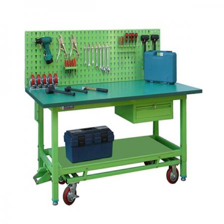 디바이스마트,공구함/작업대/엔클로저 > 작업대/캐비넷 > 작업대 > 일반 작업대,에스엔에스,SB-MWM1D1P,1800X900X820(1320), 재질: Steel Plate / 기본형 작업대 - Merawood 상판적용 TYPE / ※제조사에서 직배송 되는 상품이며 , 배달 이후 이동 및 세팅은 고객님께서 직접 하셔야 됩니다.