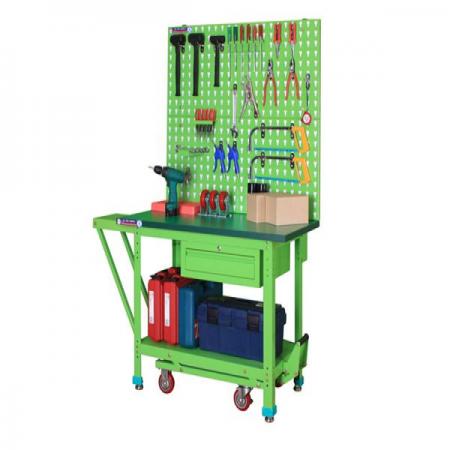 디바이스마트,공구함/작업대/엔클로저 > 작업대/캐비넷 > 작업대 > 소형 작업대,에스엔에스,ST-M1D2PVS,1100X600X830(1830), 재질: Steel Plate /  고정 & 이동형 소형작업대/ ※제조사에서 직배송 되는 상품이며 , 배달 이후 이동 및 세팅은 고객님께서 직접 하셔야 됩니다.