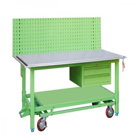 디바이스마트,공구함/작업대/엔클로저 > 작업대/캐비넷 > 작업대 > 일반 작업대,에스엔에스,SB-OSM2D1P,1800X900X820(1320), 재질: Steel Plate /  SUS Oil Fance plate 상판적용 TYPE / ※제조사에서 직배송 되는 상품이며 , 배달 이후 이동 및 세팅은 고객님께서 직접 하셔야 됩니다.