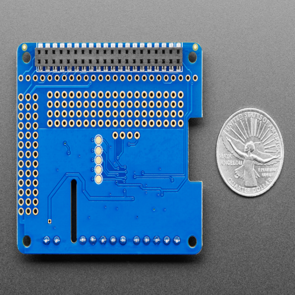디바이스마트,MCU보드/전자키트 > 버튼/스위치/제어/RTC > 모터/모터컨트롤,Adafruit,Adafruit DC & Stepper Motor HAT for Raspberry Pi - Mini Kit [ada-2348],라즈베리파이 호환 add-on / 65mm x 56mm x 13mm / 4개의 H-Bridges (각 1.2A, 최대 3A) / 4.5 ~ 13 VDC / 최대 4개의 양방향 DC 모터 및 2개의 스텝모터 가능 / 라즈베리파이 A+, B+, 2 와 호환! (라즈베리파이, 모터, 배터리 팩은 별매)