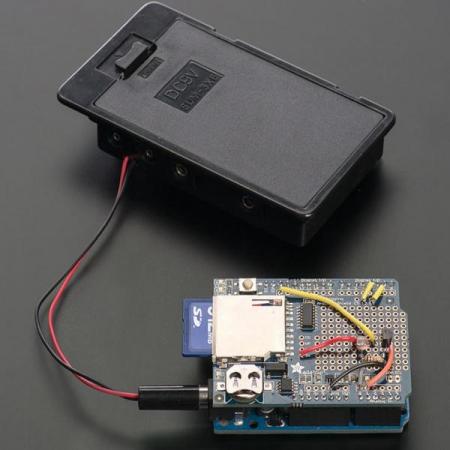 디바이스마트,MCU보드/전자키트 > 개발용 장비 > 롬라이터/데이터로거,Adafruit,Light and temperature data-logger pack [ada-249],아두이노 호환 데이터로거 실드 / 4GB SD카드, 광센서, 온도센서, 배터리홀더