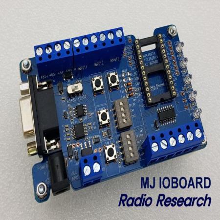 디바이스마트,MCU보드/전자키트 > 통신/네트워크 > RF/LoRa,라디오리써치,특정 소출력 무선기기 I/O BOARD (MJ447CONT),MJ447RTX ( 양방향 무선모듈 ) 을 장착하여, 디지털 입출력 기능( Digital I.O. )을 무선으로 지원
