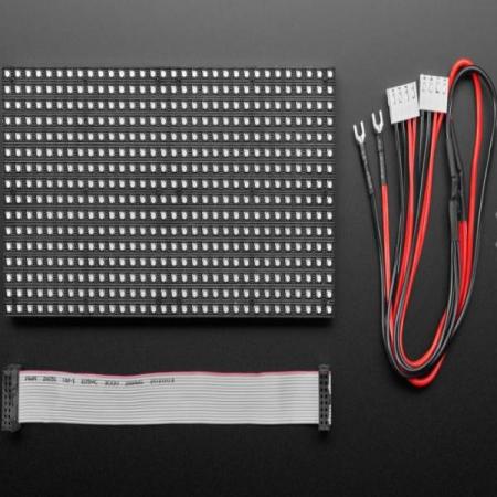 디바이스마트,LED/LCD > FND/도트매트릭스 > 도트매트릭스 > 기타 도트매트릭스,Adafruit,Medium 16x32 RGB LED matrix panel [ada-420],배열 : 16x32 / 사이즈 : 192x96x12mm / 전압 : 5V / 픽셀 : 512 / 색상 : RGB