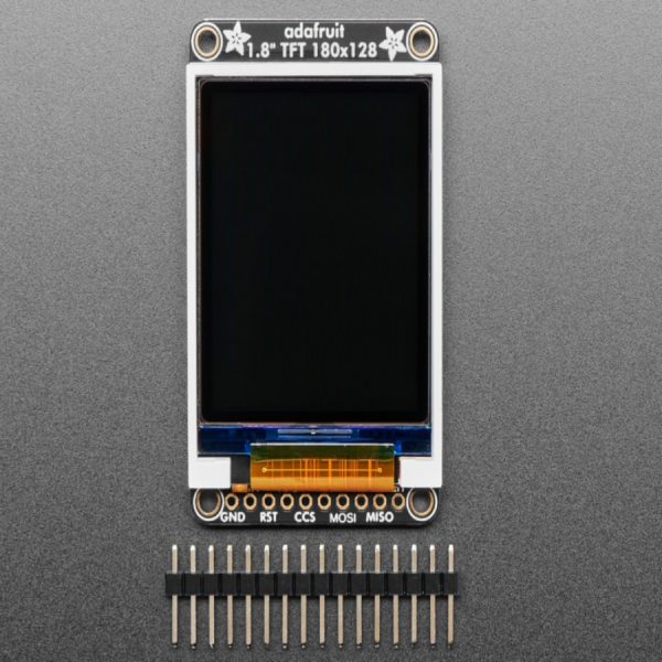 디바이스마트,LED/LCD > LCD COLOR > 칼라 LCD패널 > 2인치 이하 컬러 LCD패널,Adafruit,1.8' Color TFT LCD display with MicroSD Card Breakout - ST7735R [ada-358],1.8인치 display / 128x160 color pixel / Nokia 6110과 유사한 LCD / true TFT / ST7735R controller / Built-in microSD slot / 34 x 56 x 6.5mm