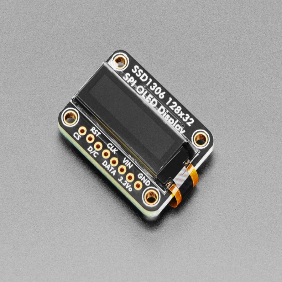 Monochrome 128x32 SPI OLED graphic display [ada-661]