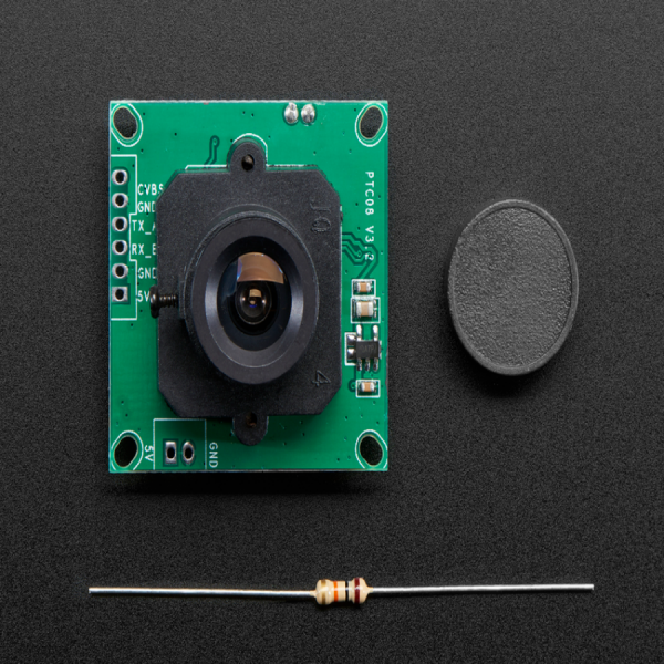 디바이스마트,MCU보드/전자키트 > 카메라/비디오 > 일반카메라,Adafruit,TTL Serial JPEG Camera with NTSC Video [ada-397],32mm x 32mm / CMOS 1/4 inch / CMOS Pixels: 30M / Pixel size: 5.6um*5.6um / Output format: Standard JPEG / 640*480 30fps / 3.3V TTL