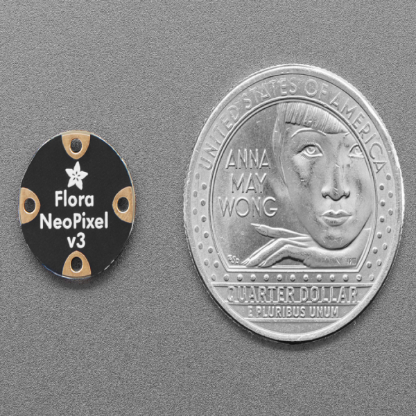 디바이스마트,MCU보드/전자키트 > 전원/신호/저장/응용 > 웨어러블 > 보드/모듈/키트,Adafruit,Flora RGB Smart NeoPixel version 3 - Pack of 4 [ada-1260],웨어러블 프로젝트에서 가장 널리 활용되는, 초소형 고휘도 LED ! / 12.5mm 크기 / 800KHz / 5 ~9VDC / PWM 내장
