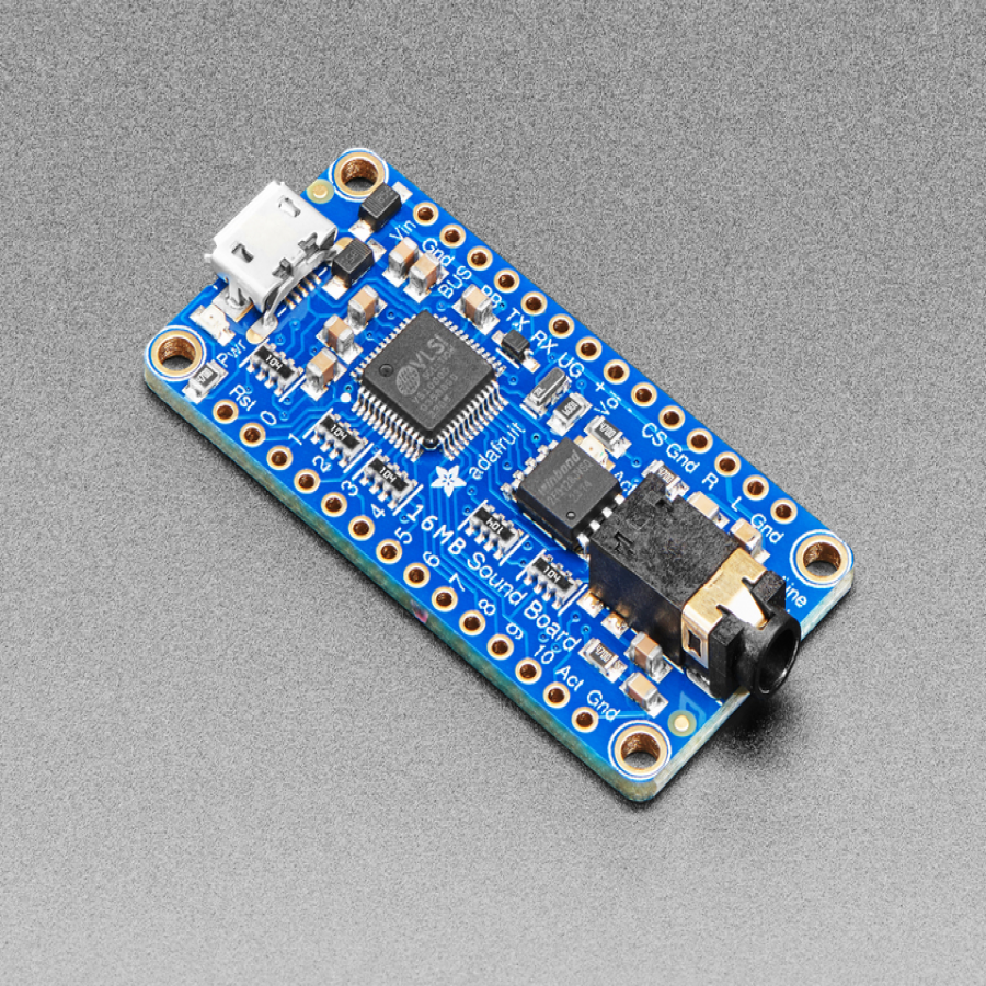 Adafruit Audio FX Sound Board - WAV/OGG Trigger with 16MB Flash [ada-2220]