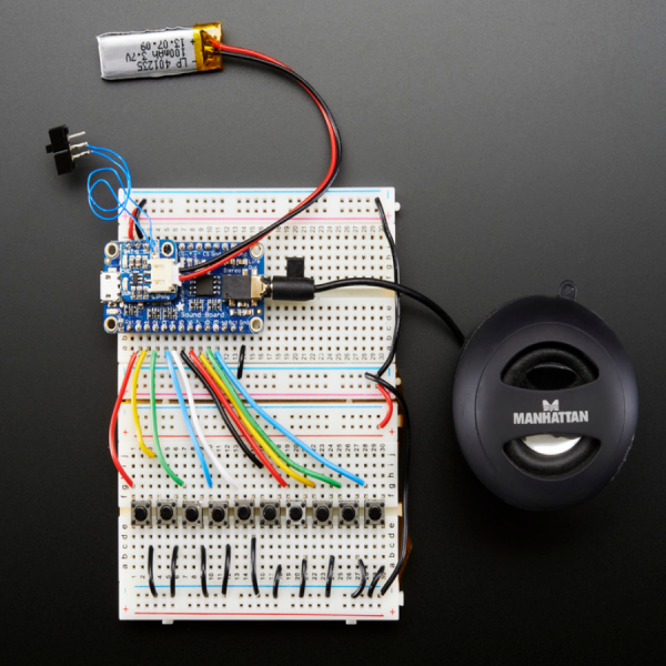 디바이스마트,MCU보드/전자키트 > 음악/앰프/녹음 > 기타,Adafruit,Adafruit Audio FX Sound Board - WAV/OGG Trigger with 16MB Flash [ada-2220],당신의 프로젝트에 오디오/사운드 이펙트를!! / Audio 사운드 보드 포함 / 배터리, 스피커, 브레드보드, 택트 스위치 미포함 / 3 to 5.5 VDC / 5종류의 트리거 효과