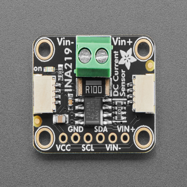 디바이스마트,MCU보드/전자키트 > 센서모듈 > 전압/전류센서,Adafruit,INA219 High Side DC Current Sensor Breakout - 26V ±3.2A Max - STEMMA QT [ada-904],전원 모니터링 문제를 해결해 줄 수 있는 브레이크아웃 보드! / INA219B 칩셋 / 1% 오차율 / 'high side' voltage & DC current draw /