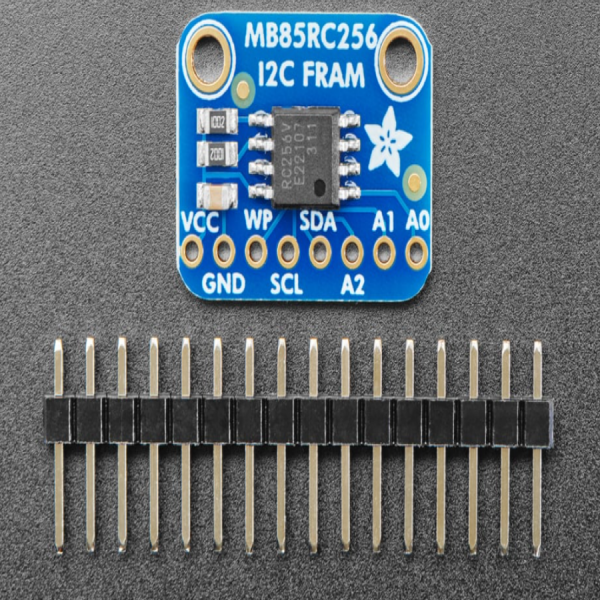 디바이스마트,MCU보드/전자키트 > 전원/신호/저장/응용 > SD/TF/메모리,Adafruit,Adafruit I2C Non-Volatile FRAM Breakout - 256Kbit / 32KByte [ada-1895],FRAM' 또는 'Ferroelectric Ram' 은 재기록이 가능하고 전원을 끊어도 내용이 사라지지 않는 비휘발성 메모리의 일종입니다 / 저전력, 고성능 / 256 Kbits (32 KBytes), I2C 방식 / 3V or 5V power and logic / 15.5 x 20 x 2mm