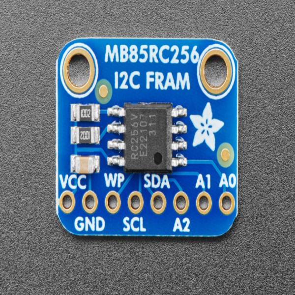 디바이스마트,MCU보드/전자키트 > 전원/신호/저장/응용 > SD/TF/메모리,Adafruit,Adafruit I2C Non-Volatile FRAM Breakout - 256Kbit / 32KByte [ada-1895],FRAM' 또는 'Ferroelectric Ram' 은 재기록이 가능하고 전원을 끊어도 내용이 사라지지 않는 비휘발성 메모리의 일종입니다 / 저전력, 고성능 / 256 Kbits (32 KBytes), I2C 방식 / 3V or 5V power and logic / 15.5 x 20 x 2mm