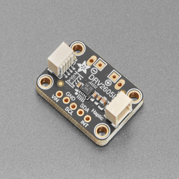 디바이스마트,MCU보드/전자키트 > 버튼/스위치/제어/RTC > 모터/모터컨트롤,Adafruit,Adafruit DRV2605L Haptic Motor Controller [ada-2305],DRV2605 모터 드라이버 사용 / 스텝모터나 DC모터 컨트롤러가 아닌, 오직 햅틱 모터(터치 반응형 센서모터)를 컨트롤 만을 위한 모듈 / I2C 인터페이스 / LRA and ERM type 모두 가능 / 3V and 5V power, logic