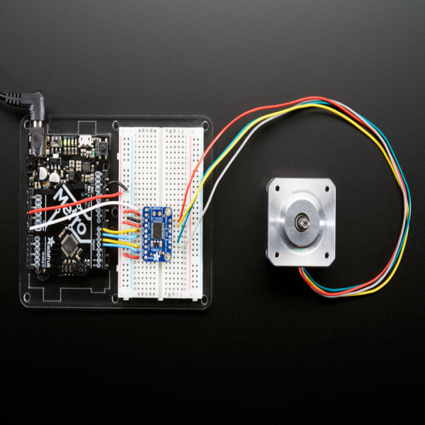 디바이스마트,기계/제어/로봇/모터 > 모터드라이버 > 스텝모터 드라이버 > 유니폴라 스텝모터 드라이버,Adafruit,Adafruit TB6612 1.2A DC/Stepper Motor Driver Breakout Board [ada-2448],Current Limit: 1.2A, 3A peak max / TB6612FNG / 27mm x 19mm x 3mm