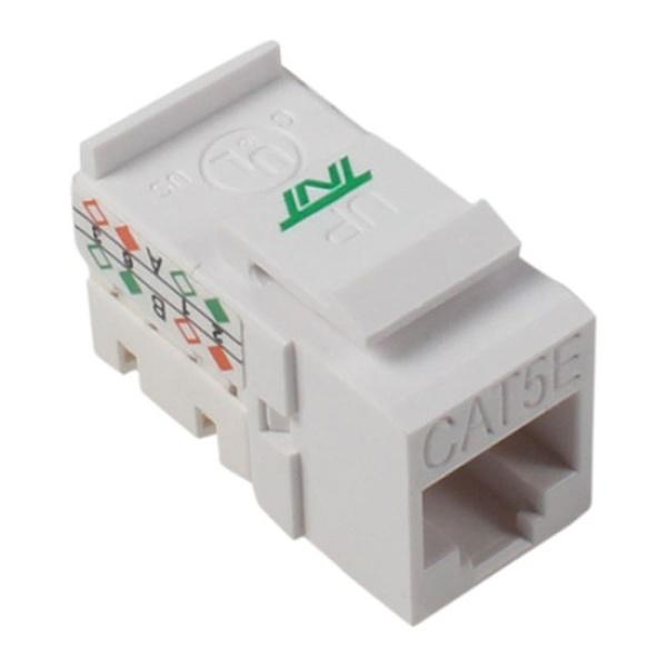 TNT 스냅인 키스톤잭, CAT.5E UTP (90°), NM-TNT78 [화이트]