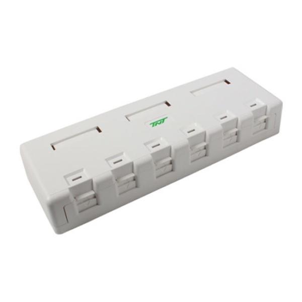 TNT 노출형 아울렛 박스, 모듈미포함 6포트, NM-TNT65 [흰색]