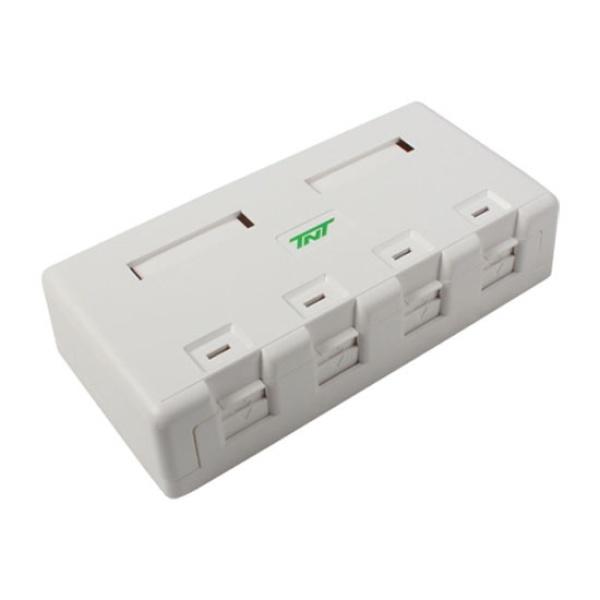 TNT 노출형 아울렛 박스, 모듈미포함 4포트, NM-TNT64 [흰색]