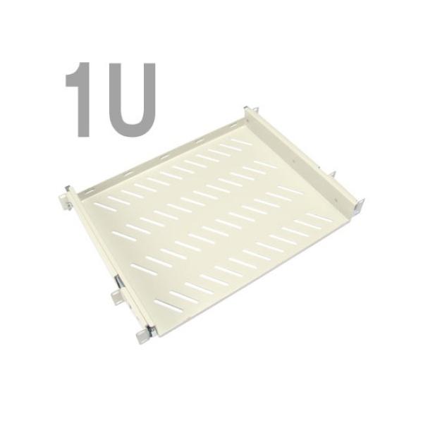 NETmate 허브랙 슬라이딩 선반 [CYSS-1UD14] 색상|아이보리|