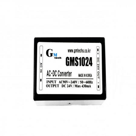디바이스마트,전원/파워/배터리 > SMPS > On-Board 타입 > 1채널 (Single),지엠테크,GMS1024,On board 타입 1채널 10W SMPS / 출력전압 : 24V / 출력전류 : 430mA / 입력전압 : AC 90~240V / 변환효율 : 81% / 지엠테크
