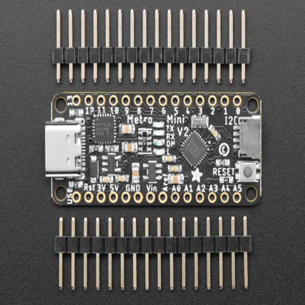 디바이스마트,오픈소스/코딩교육 > 아두이노 > 아두이노 호환보드,Adafruit,Adafruit Metro Mini 328 V2  - 5V 16MHz [ada-2590],ATmega328 brains / 6-16V / 20 GPIO pins / 5V GPIO Logic level + 5V onboard regulator / USB to Serial converter / 4 indicator LEDs