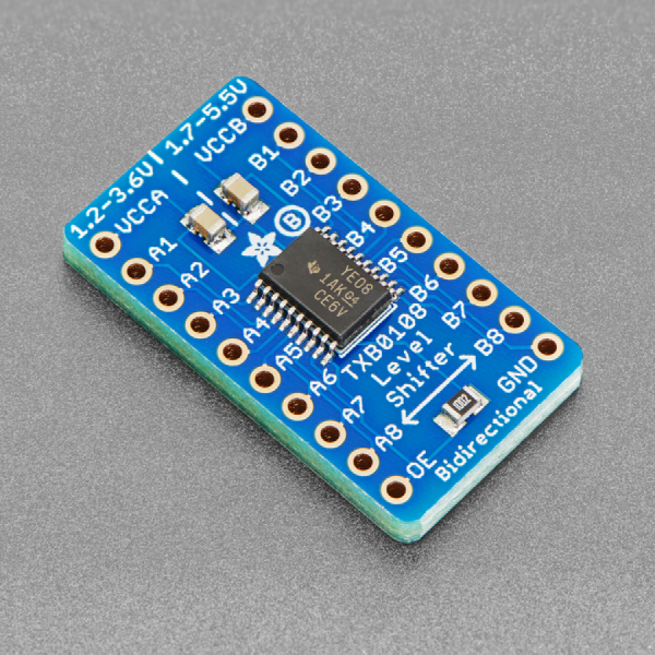 디바이스마트,MCU보드/전자키트 > 전원/신호/저장/응용 > 레벨컨버터/전압관리,Adafruit,8-channel Bi-directional Logic Level Converter - TXB0108 [ada-395],5V device 와 3.3V 센서 사이에 꼭 필요한 컨버터 / TXB0108 기반 / auto-detect the direction