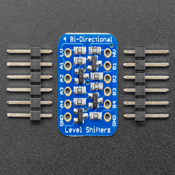 디바이스마트,MCU보드/전자키트 > 전원/신호/저장/응용 > 레벨컨버터/전압관리,Adafruit,4-channel I2C-safe Bi-directional Logic Level Converter - BSS138 [ada-757],5V device 와 3.3V 센서 사이에 꼭 필요한 컨버터 / 4 x BSS138 FETs