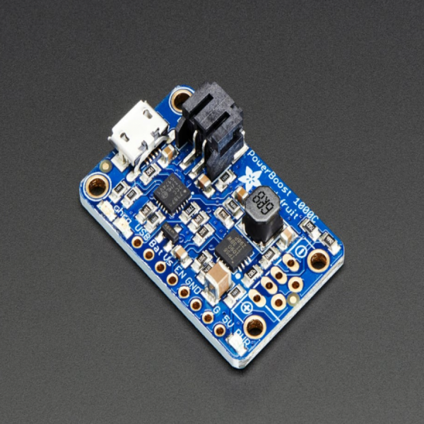 디바이스마트,MCU보드/전자키트 > 전원/신호/저장/응용 > 레벨컨버터/전압관리,Adafruit,PowerBoost 1000 Charger - Rechargeable 5V Lipo USB Boost @ 1A - 1000C [ada-2465],DC/DC boost converter module / TPS61090 boost converter 기반 / 3.7V LiIon,LiPoly battery 를 활용하여 휴대용 장치(아두이노, 라즈베리파이, 비글본 등)에 전원(5.2V 출력)을 공급할 수 있습니다. / 23mm x 45mm x 10mm